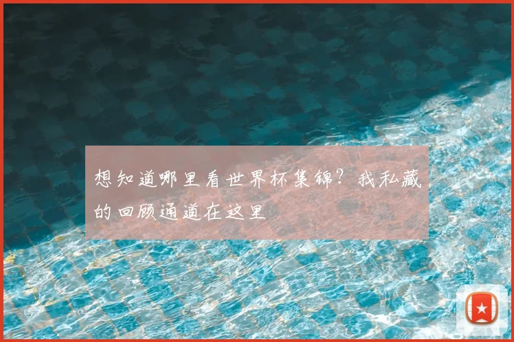 想知道哪里看世界杯集锦？我私藏的回顾通道在这里